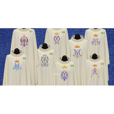 Ornat Maryjny z monogramem