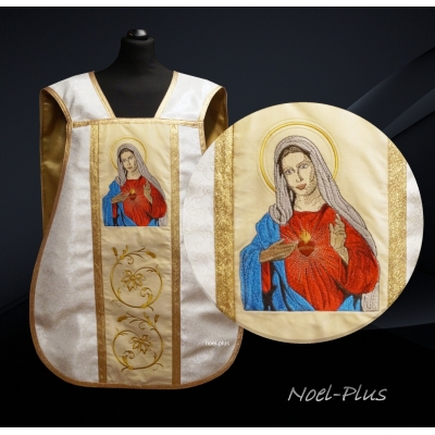 Ornat rzymski  Niepokalanego Serca Matki Bożej